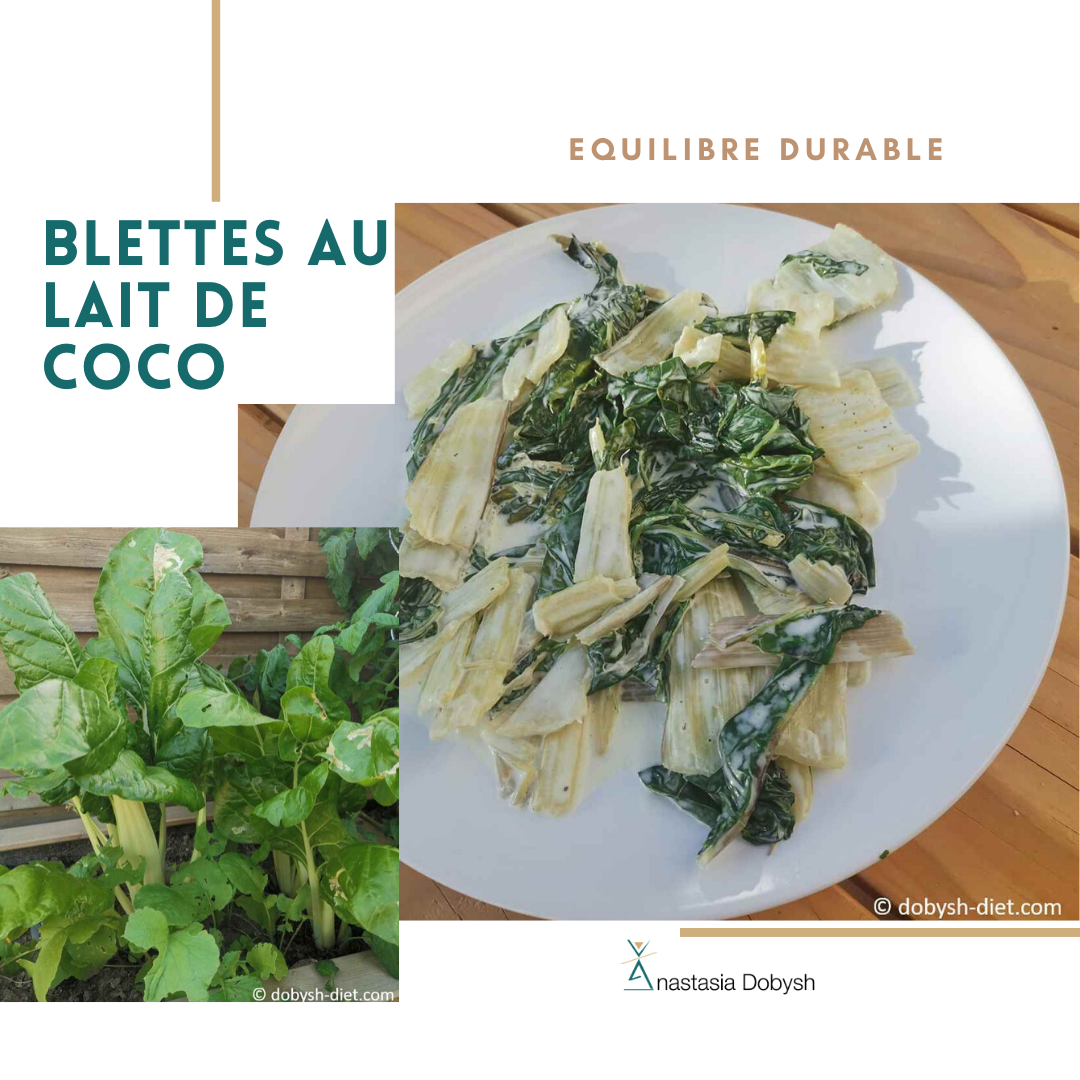 blettes au lait de coco