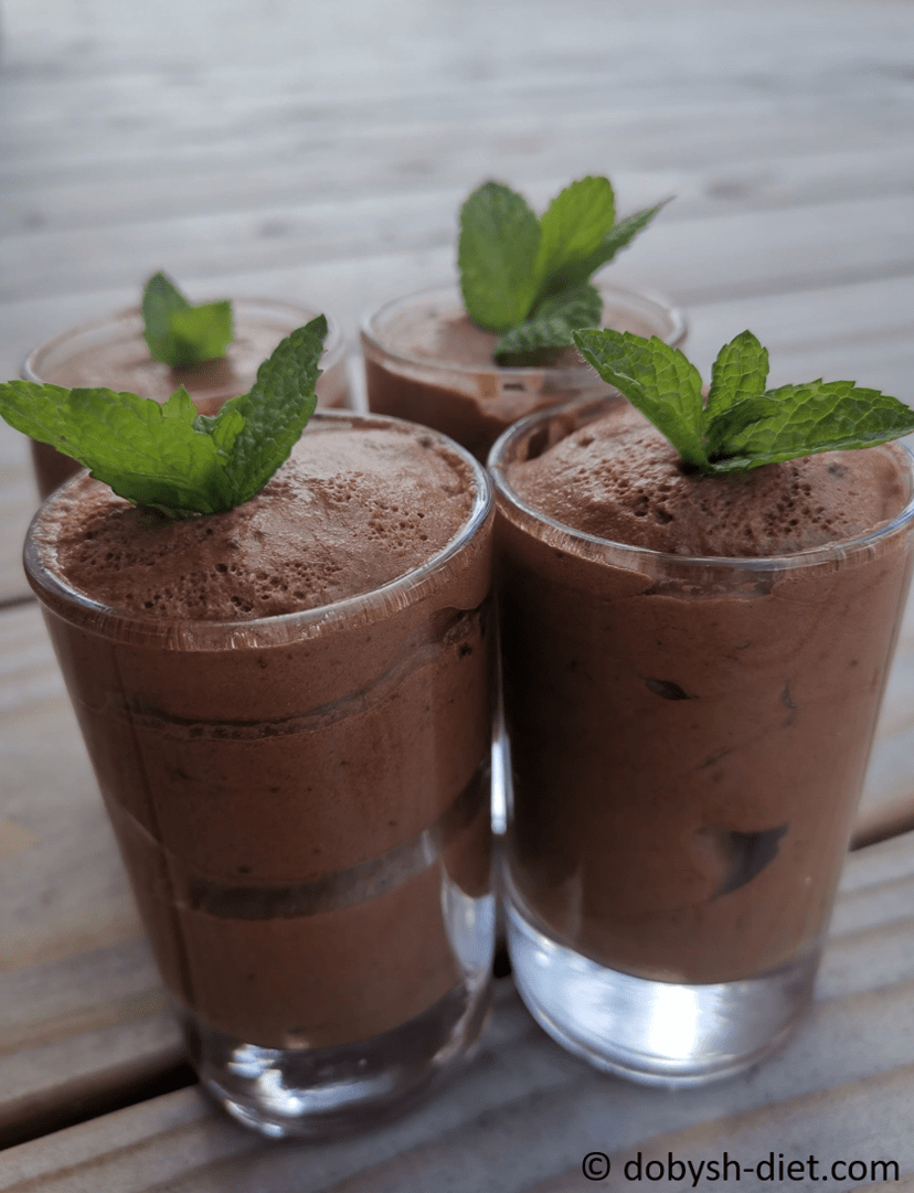 mousse chocolat vegan