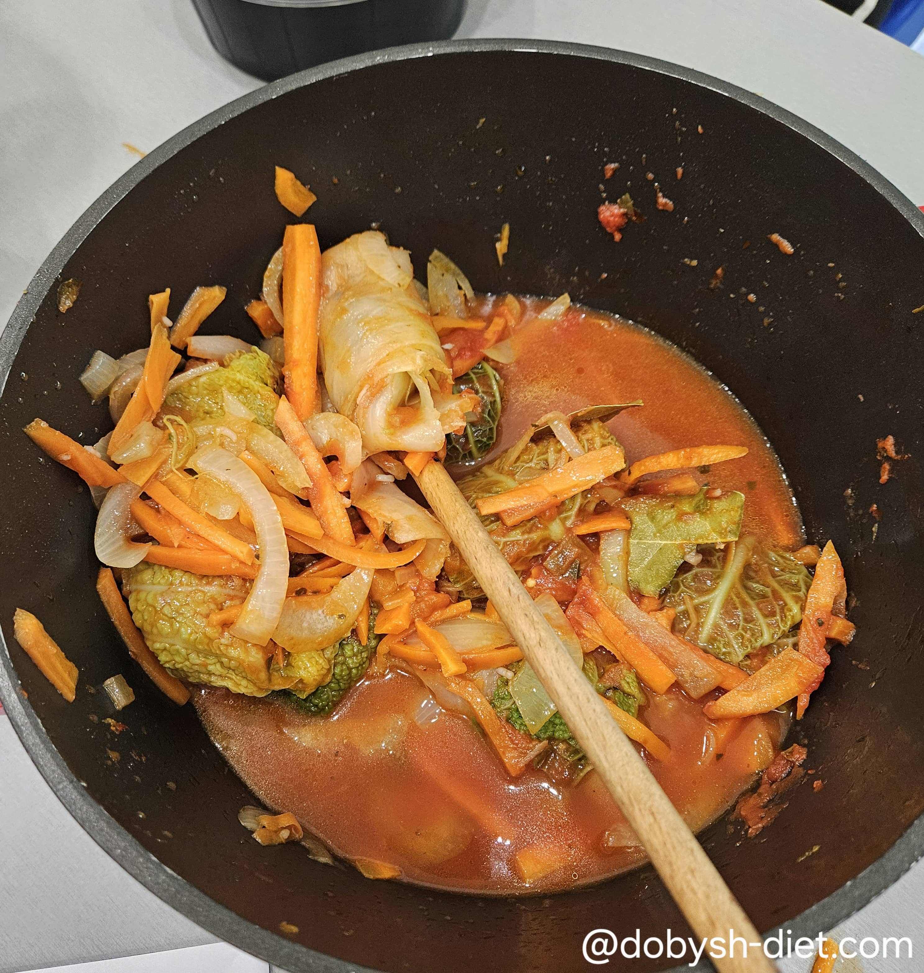 rouleaux de chou farci