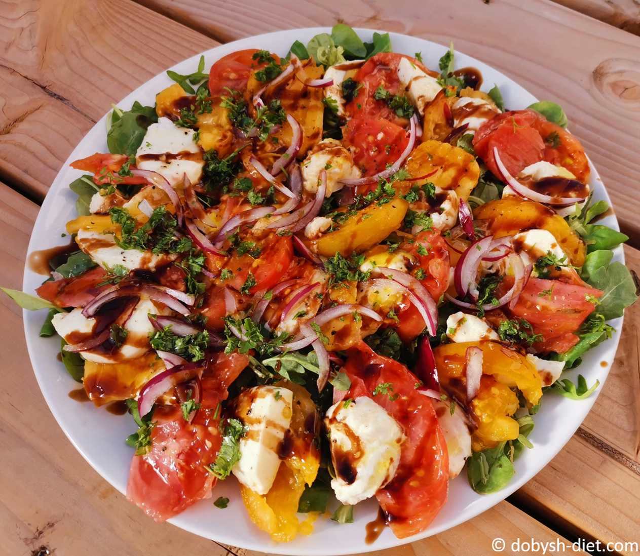 salade tomates mozza