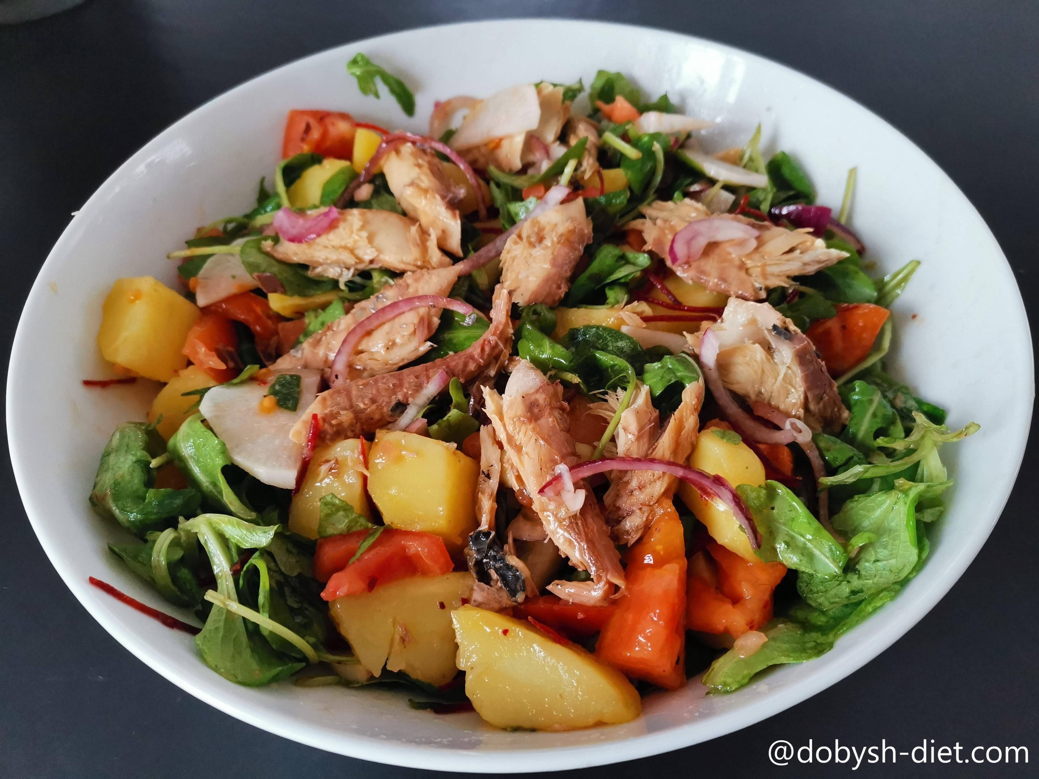 Salade de maquereau aux pommes de terre